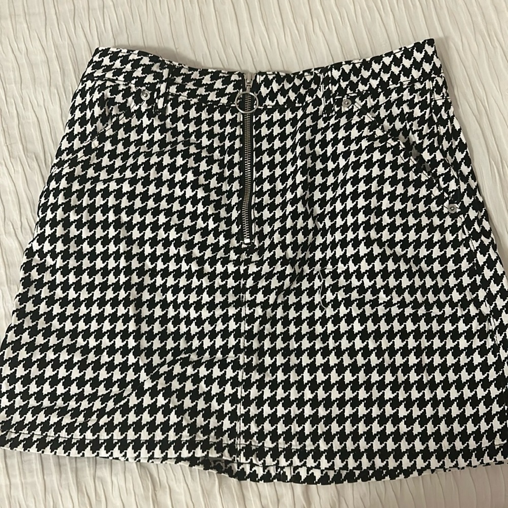 Houndstooth Topshop skirt